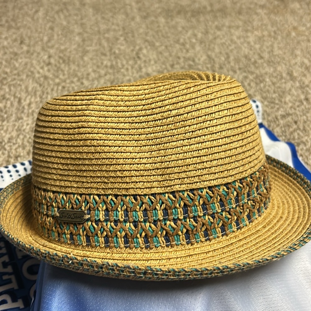 Sea and sand fedora hat